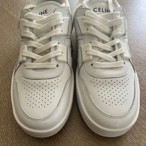 Celine trainer low lace up sneaker calfskin 39